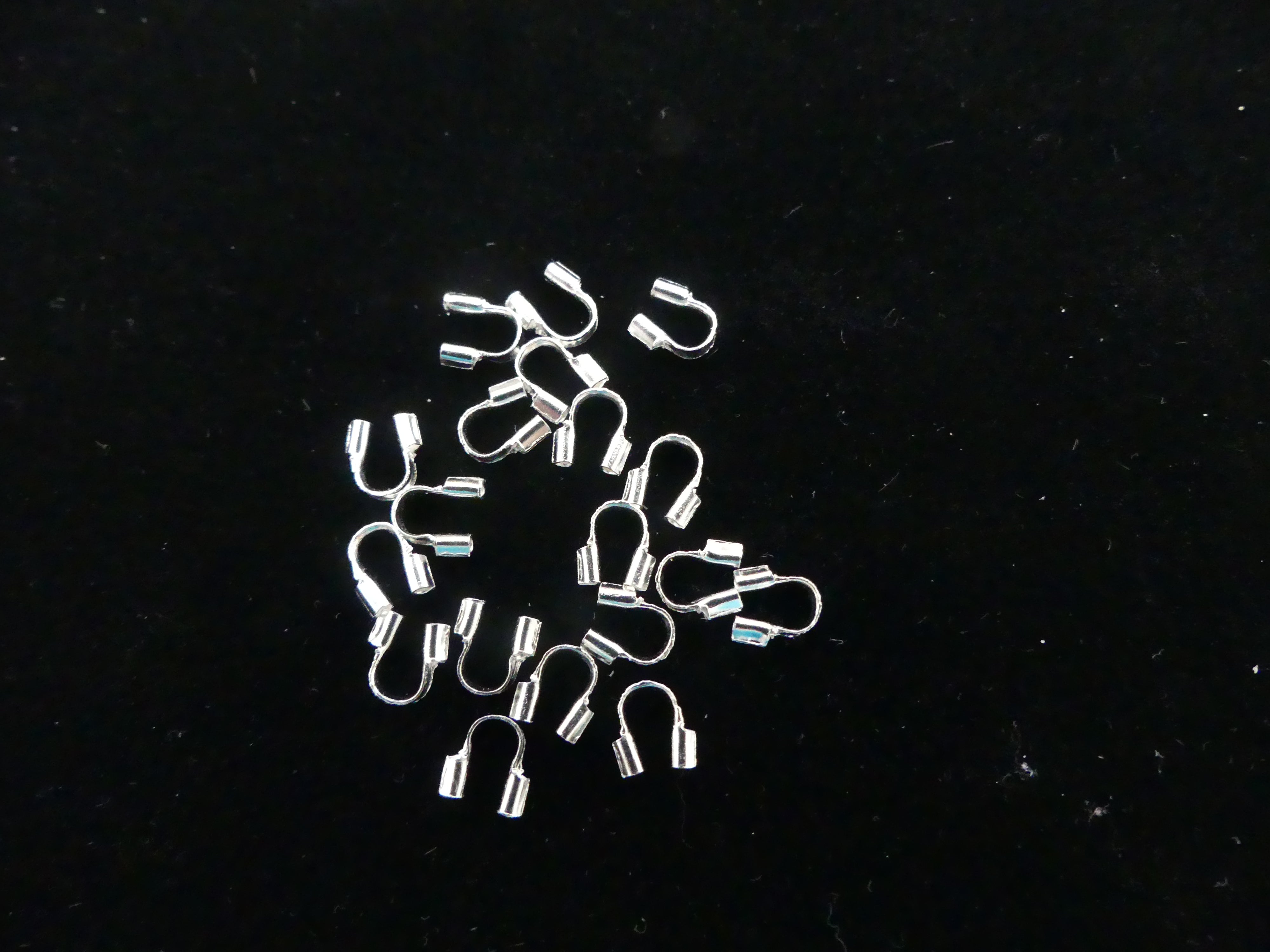 Protège fil argenté (10 pces)