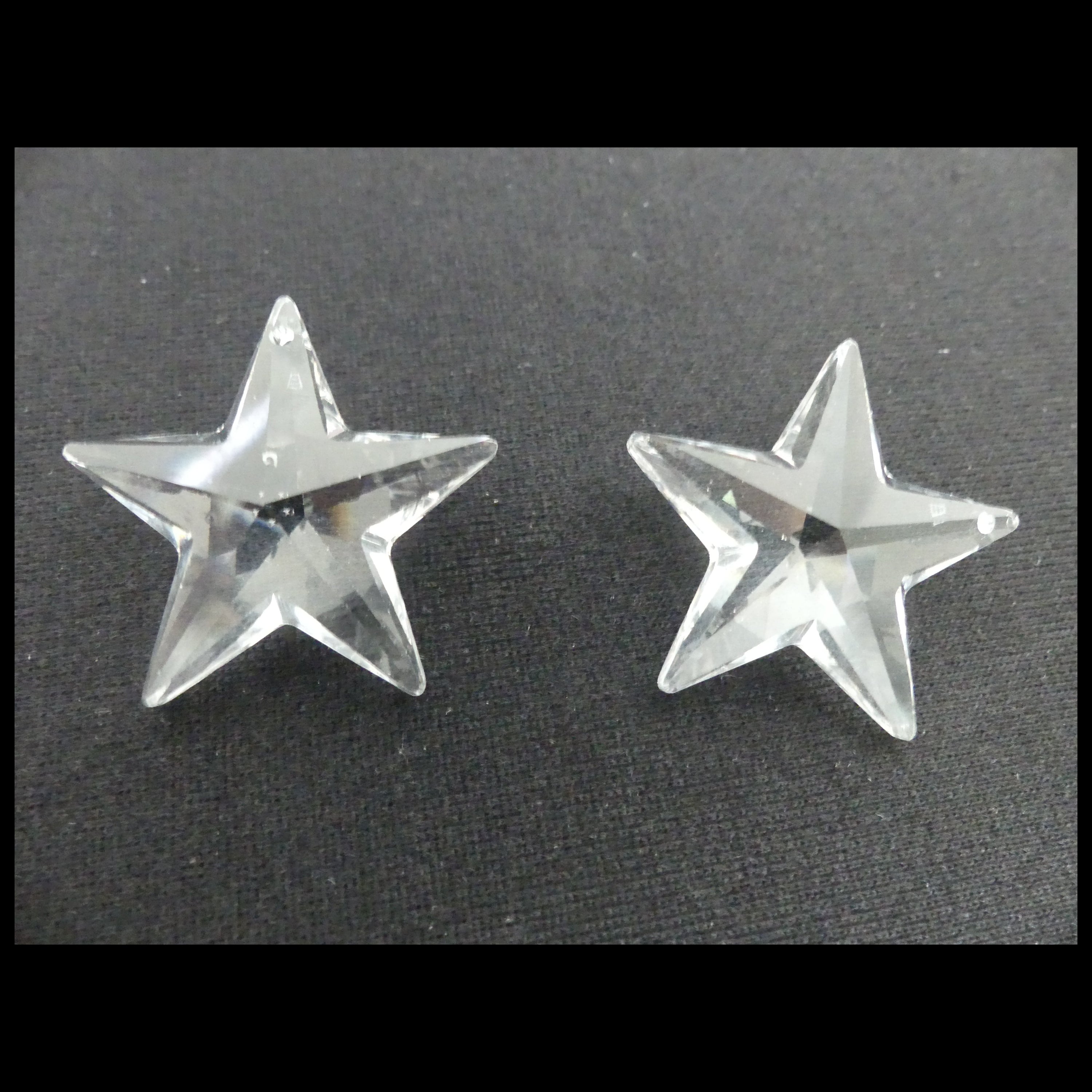 Etoile 28 mm - Crystal (1pièce)