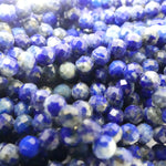 Ronde 3 -  Facettée -Lapis Lazuli  (10 pces)