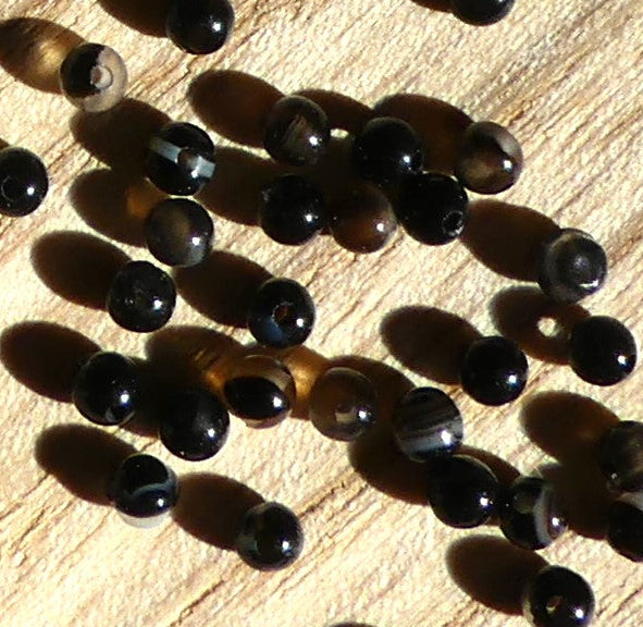 Ronde 2 - Agate naturelle (10 pces)