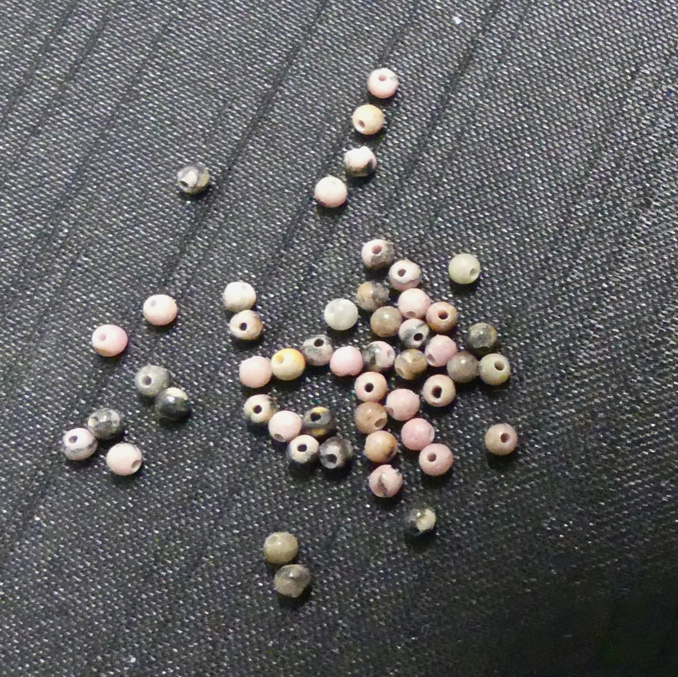 Ronde 2 - Rhodonite naturelle (10 pces)