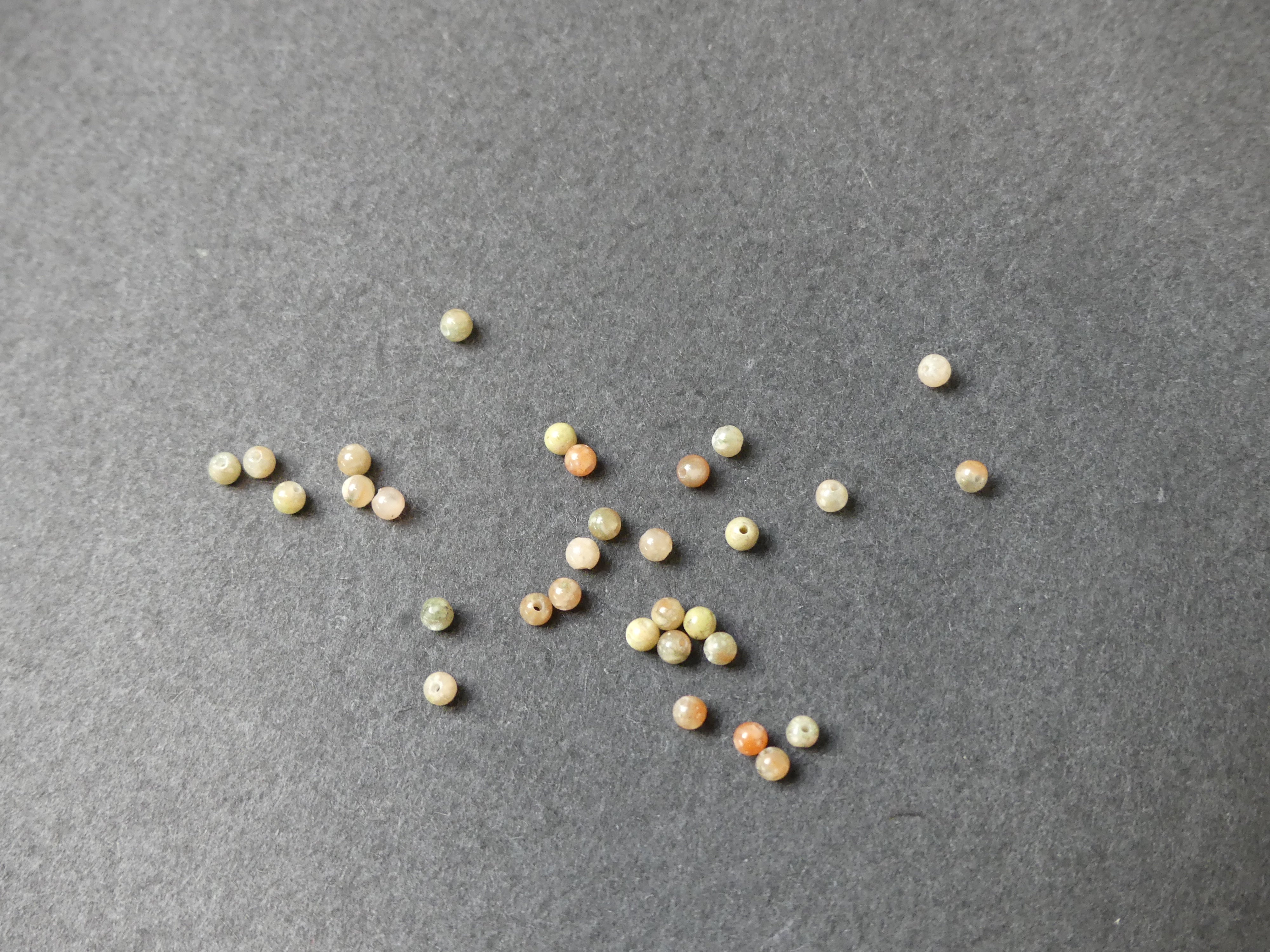 Ronde 2 - Unakite naturelle (10 pces)