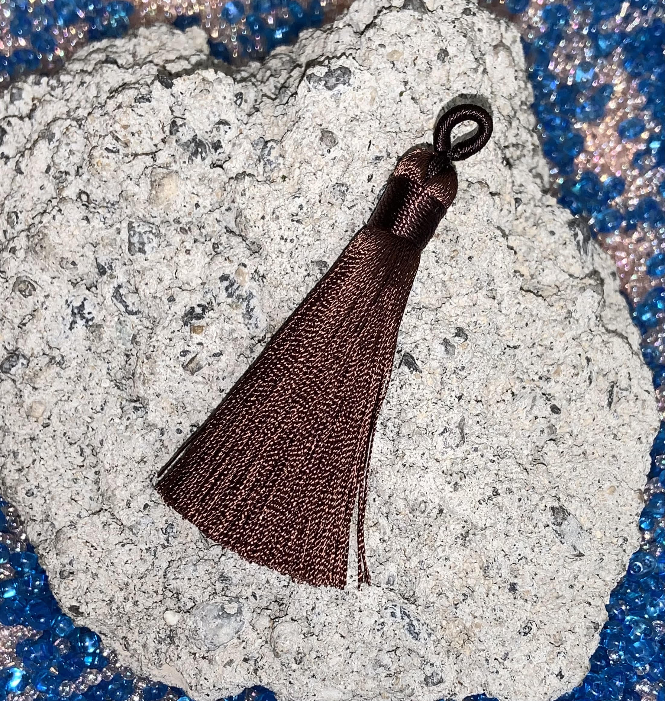 Pompon noix ce coco brun (1 pce)