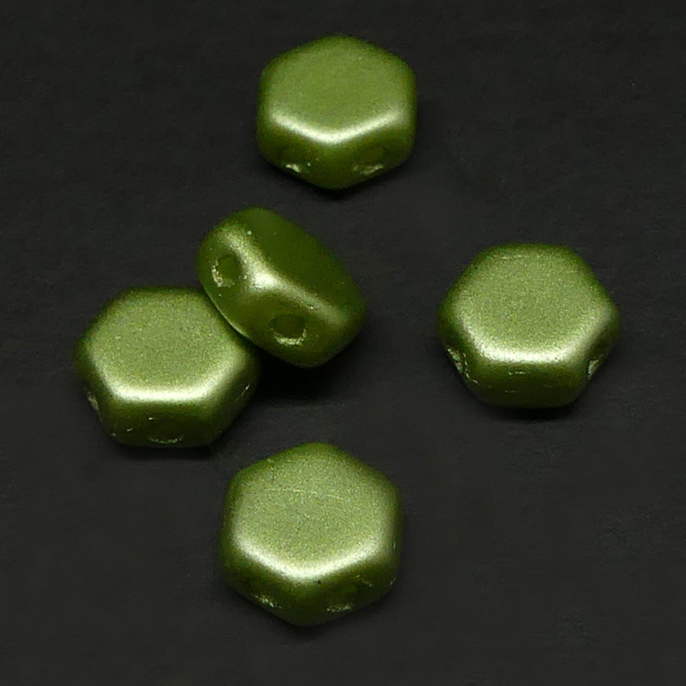 Nid d'abeille - Pastel Olivine