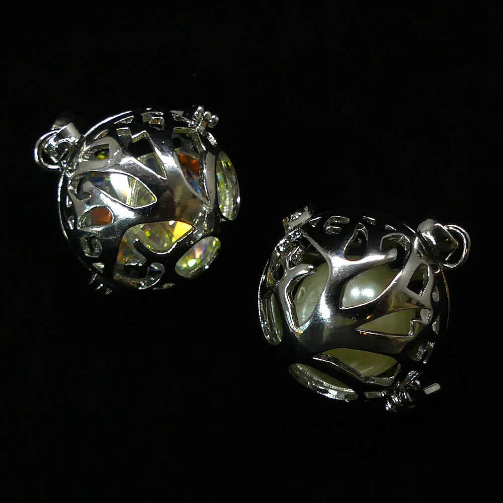 Pendentif - Cage pour perle (1 pce)