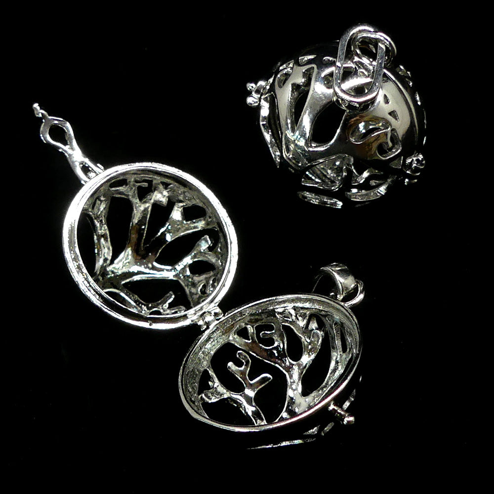 Pendentif - Cage pour perle (1 pce)