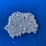 Rocaille 8 - Perle de verre - Blanc AB (4g) 