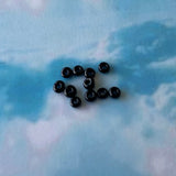 Rocaille 8 - Perle de verre - Noir (4g) 