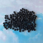 Rocaille 8 - Perle de verre - Noir (4g) 