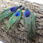 Pendentif - Plume de Paon petite (1pce)