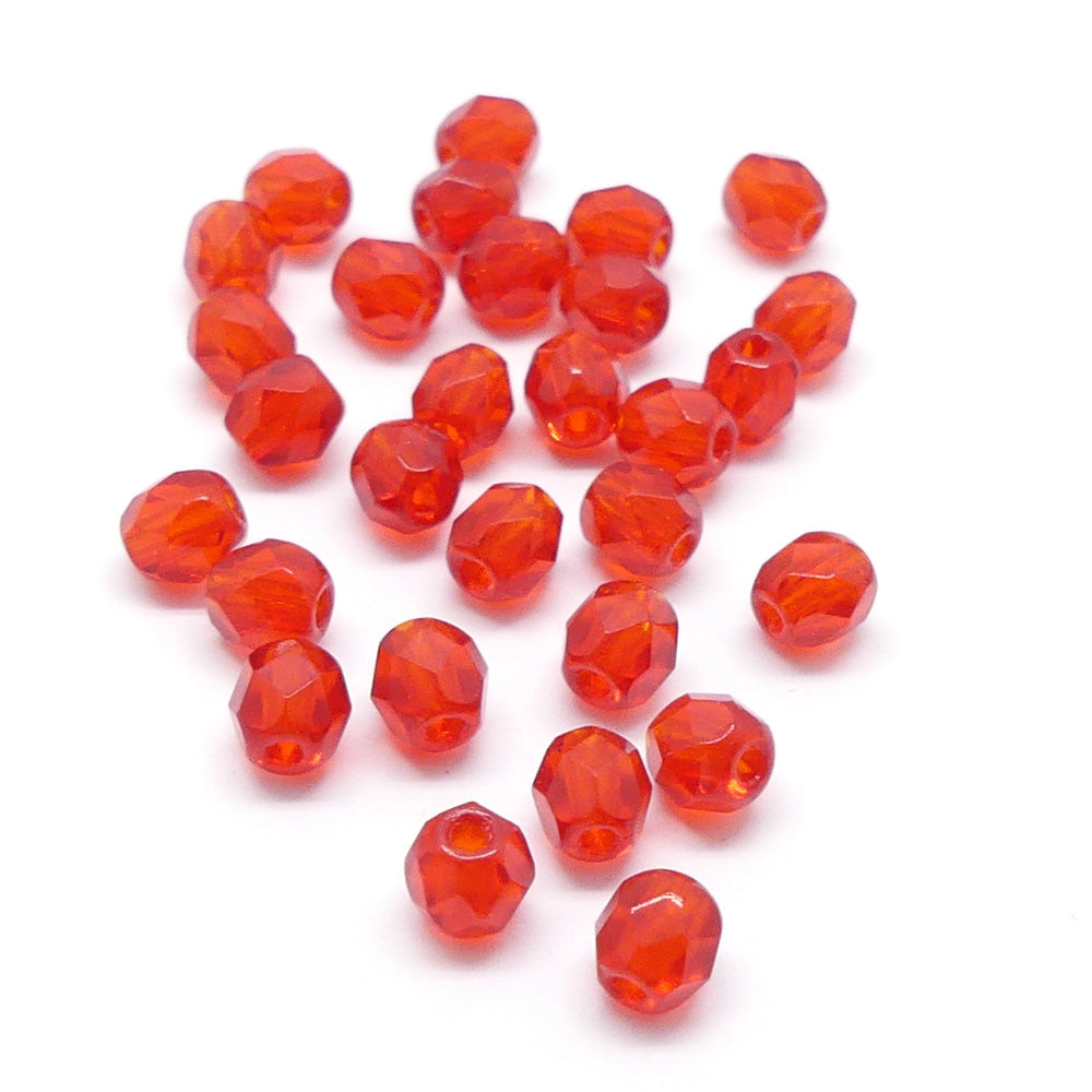 Facette 4 - Light Siam Ruby (100 pces)