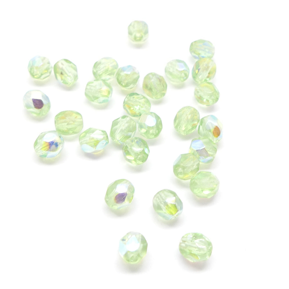 Facette 4 - Peridot AB (100 pces)