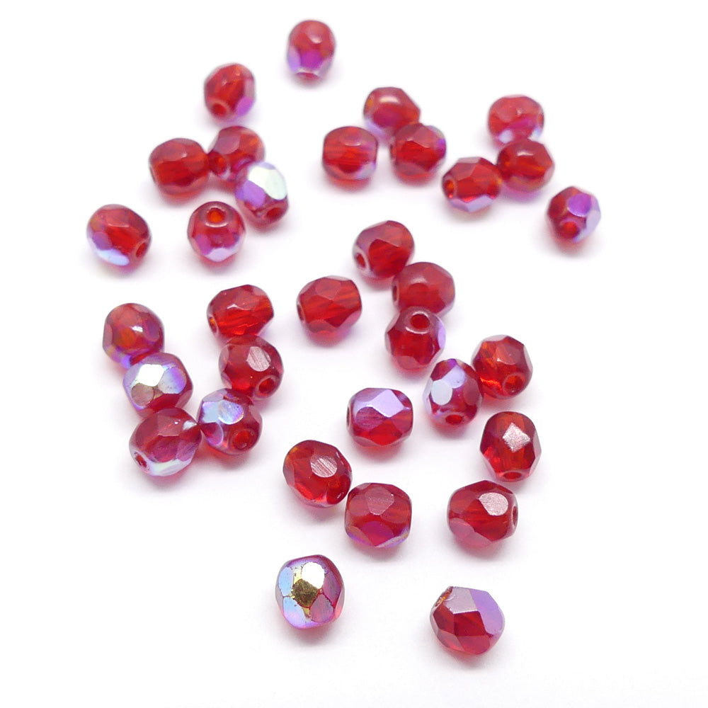 Facette 4 - Ruby Siam AB (100 pces)