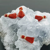 Mini pompon Rouge sang (1 pce)