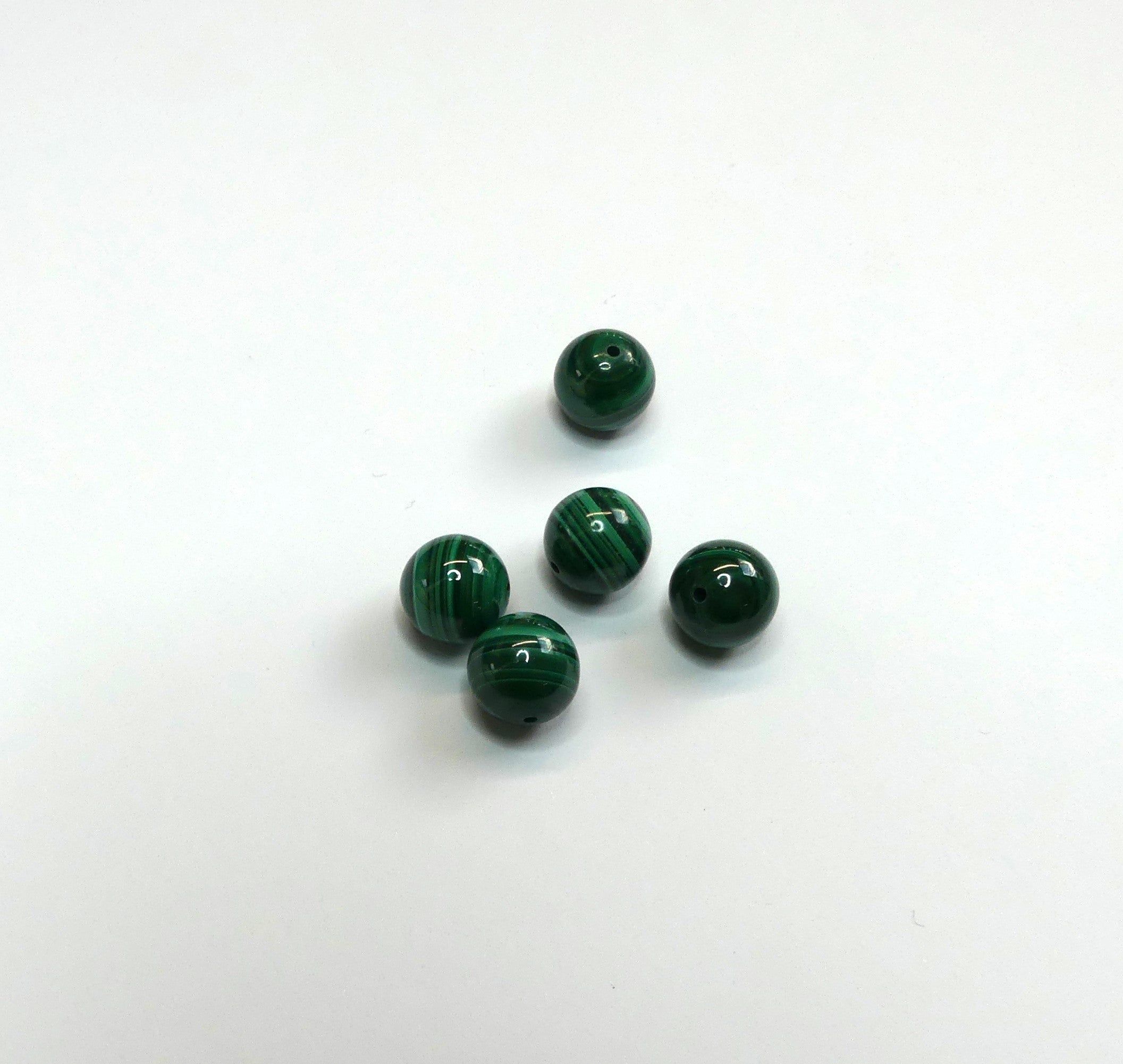 Ronde 12 - Malachite naturelle grade AA