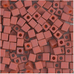 Perle carrée Miyuki Mat Opaque Terra Cotta (4mm)