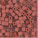 Perle carrée Miyuki Mat Opaque Terra Cotta (4mm)