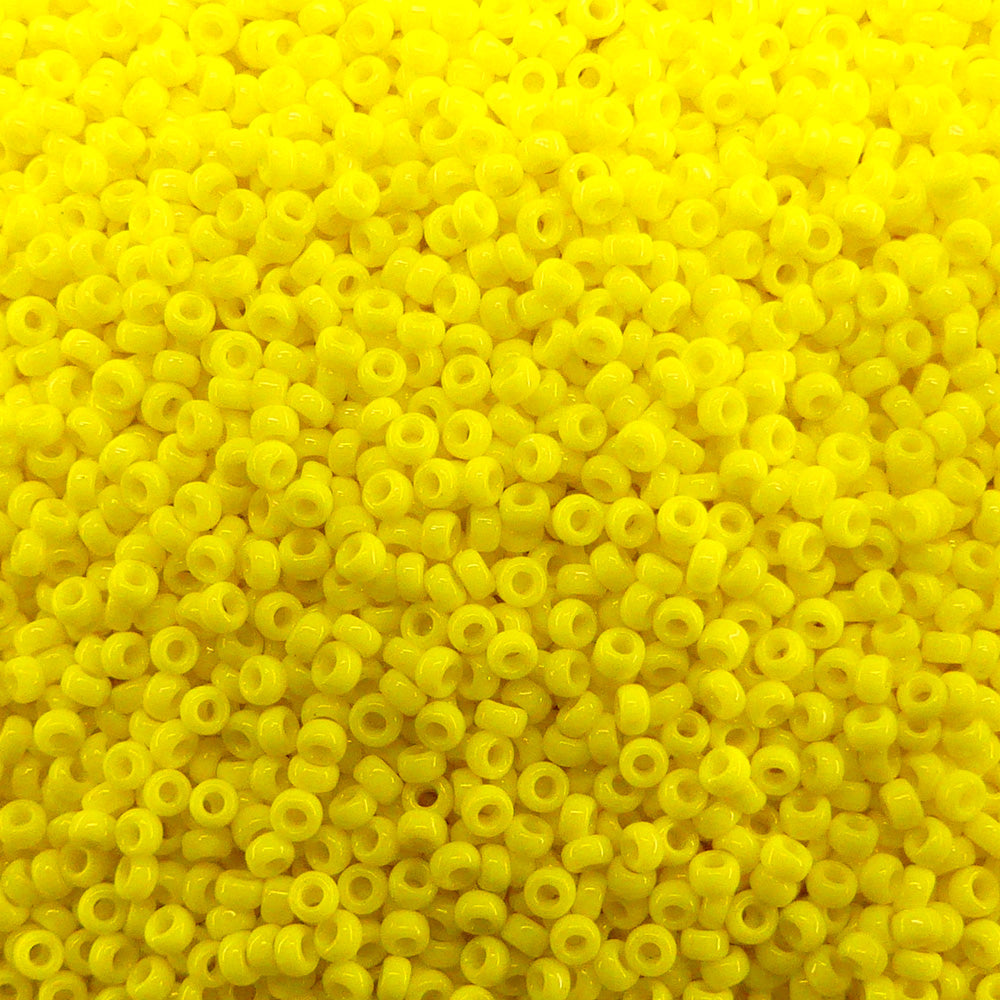 Rocaille Miyuki  15 - Jaune Opaque