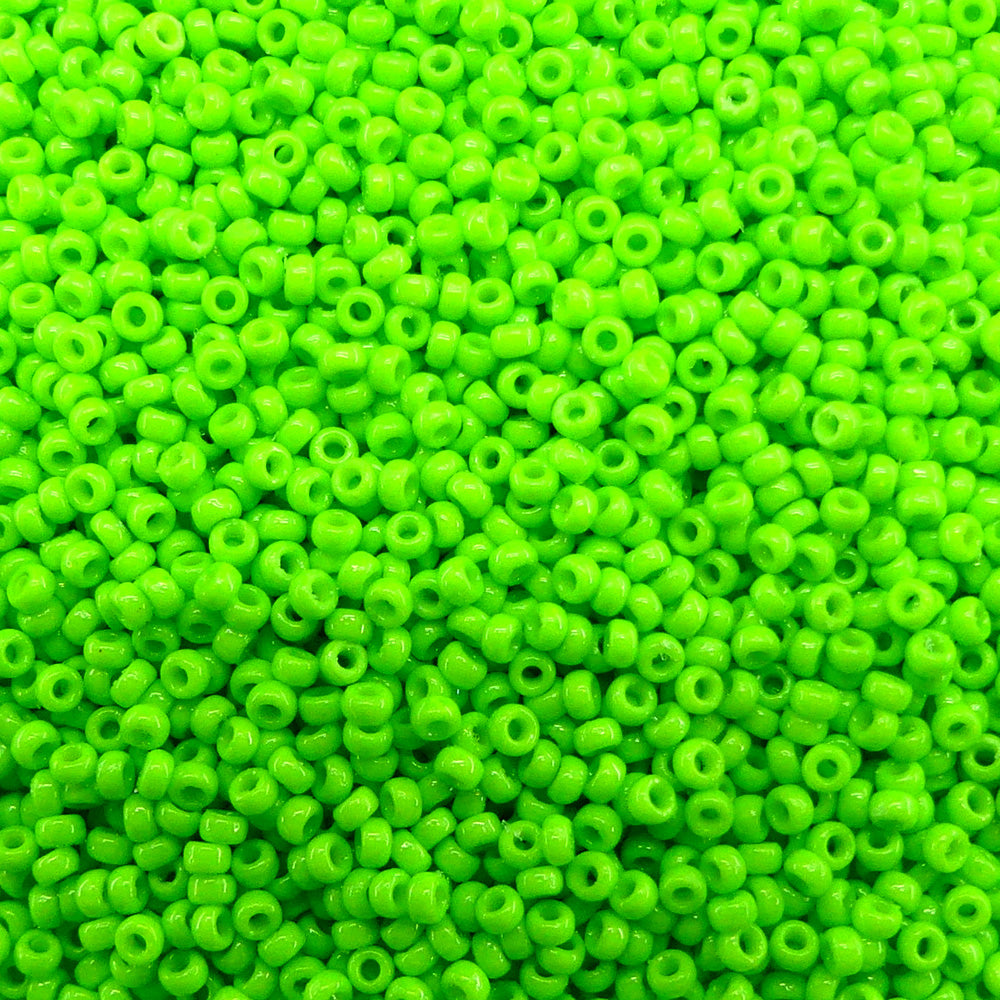 Rocaille Miyuki  15 - Kiwi Teinté Opaque Duracoat 