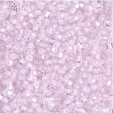 Perle carrée Miyuki Cristal doublé Rose (1.8mm)