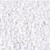 Perle carrée - Blanc (1.8mm)