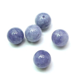 Ronde 10 - Quartz naturel teinté imitation aigue-marine (5 pces)