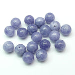 Ronde 10 - Quartz naturel teinté imitation aigue-marine (5 pces)