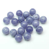 Ronde 10 - Quartz naturel teinté imitation aigue-marine (5 pces)