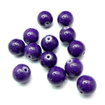 Ronde 12 - Mashan naturel teint darkviolet (5 pces)