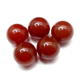 Ronde 16 - Agate naturelle rouge (1 pce)