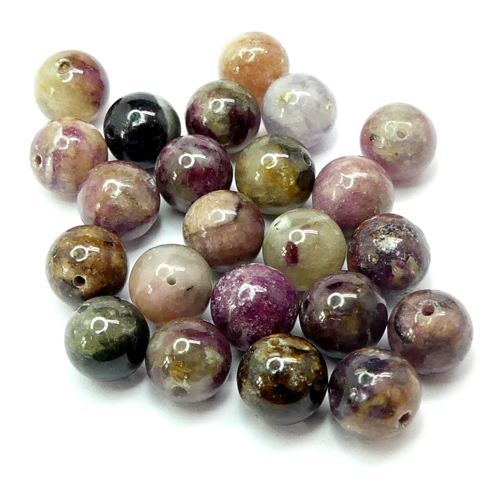 Ronde 8 - Tourmaline Naturelle (10 pces)