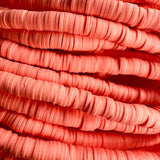 Perles Heishi  - Saumon (5 g ~100 pces)