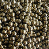 Ronde 8 - Hématite synthétique plaqué Or (10 pces)