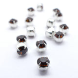 Chaton monté 4 - Smoke Topaze (5 pces)