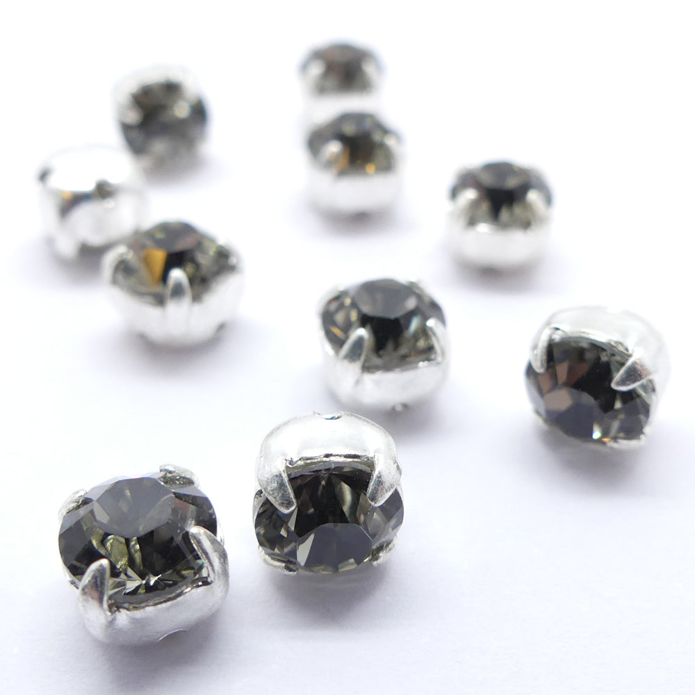 Chaton monté 6 - Black Diamond (5 pces)