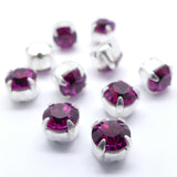 Chaton monté 6 - Fuchsia (5 pces)