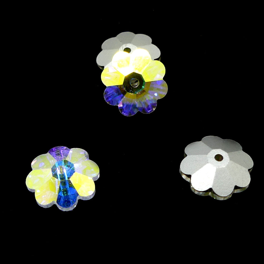 Fleur 10 - Cristal AB ( 5 pces)