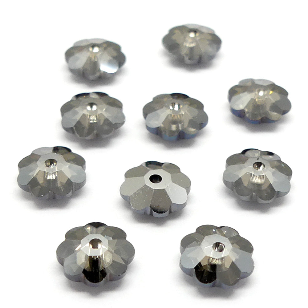 Fleur 6 - Cristal Satin (10 pces)