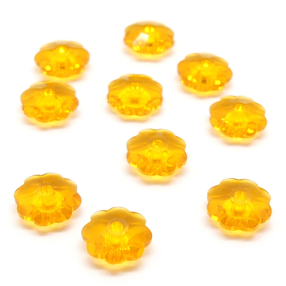 Fleur 6 - Jaune - Soleil (10 pces)
