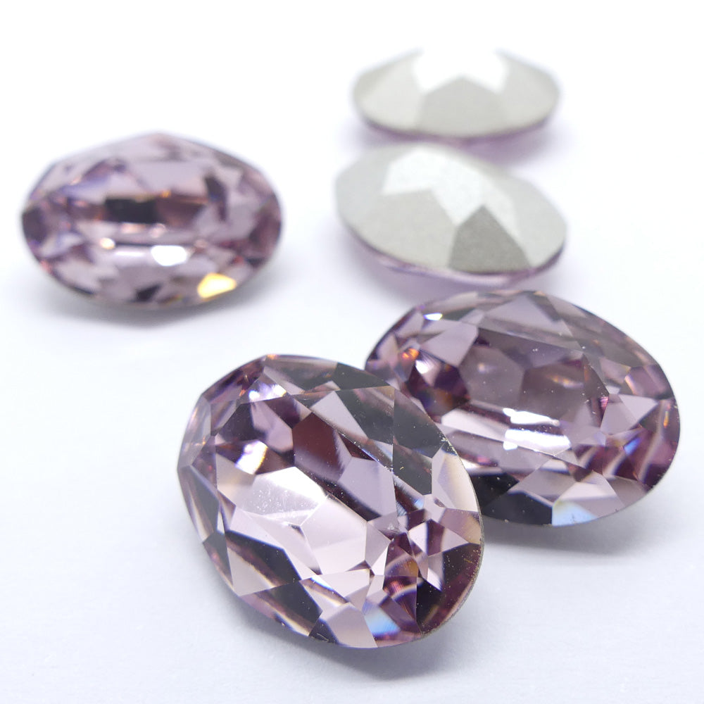 Ovale 18 x 13 mm - Améthyste clair (à la pièce)
