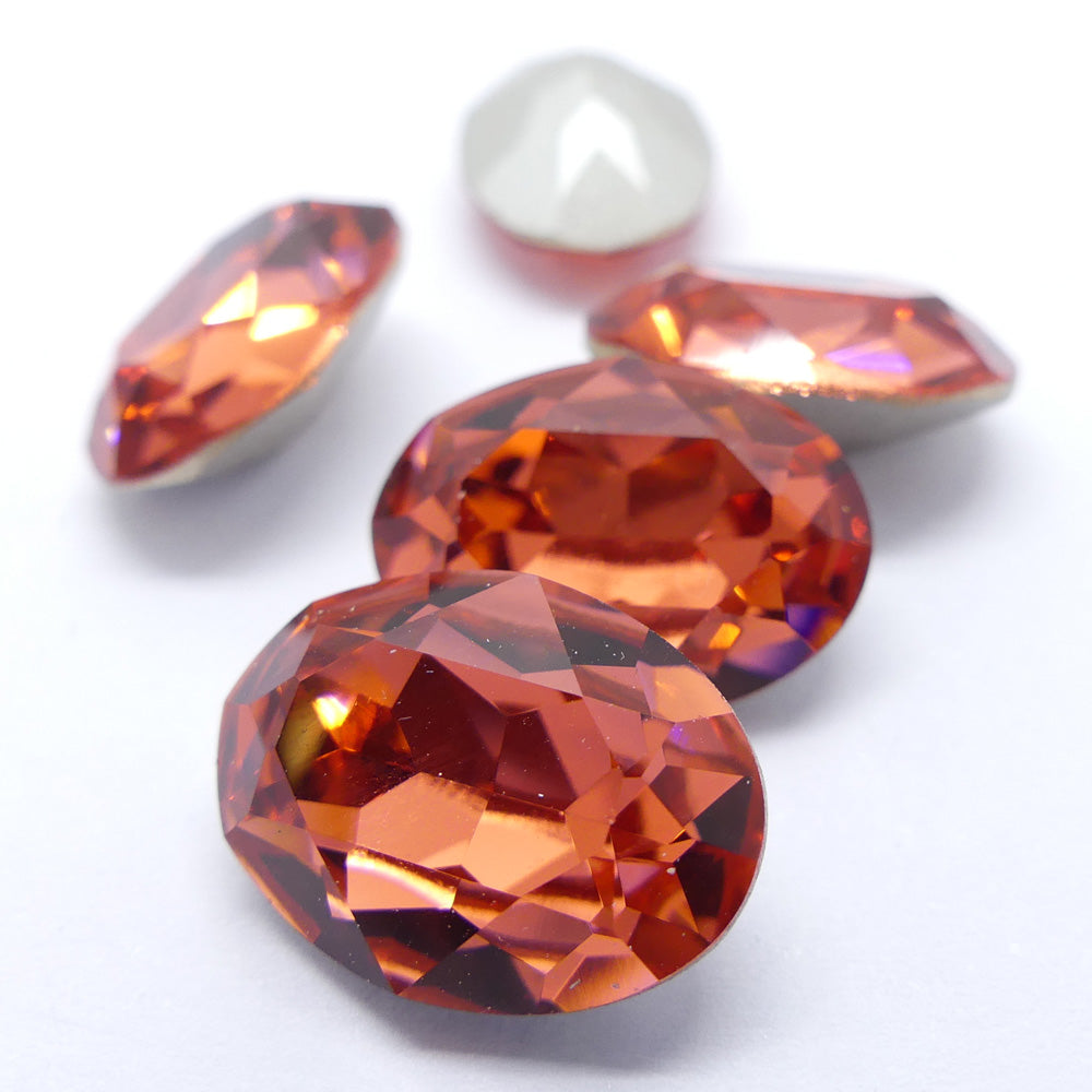 Ovale 18 x 13 mm - Padparadsha (à la pièce)