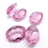 Ovale 18 x 13 mm - Rose Transparent (à la pièce)