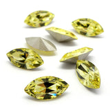 Navette 10 x 5 mm  - Jonquille (1 pce)