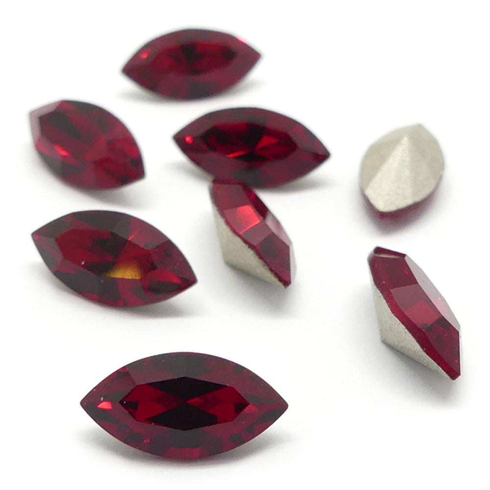 Navette 10 x 5 mm - Siam (1 pce)