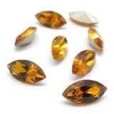 Navette 10 x 5 mm - Topaze (1 pce)
