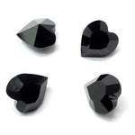 Coeur 11 x 10 mm - Jet (1 pce)
