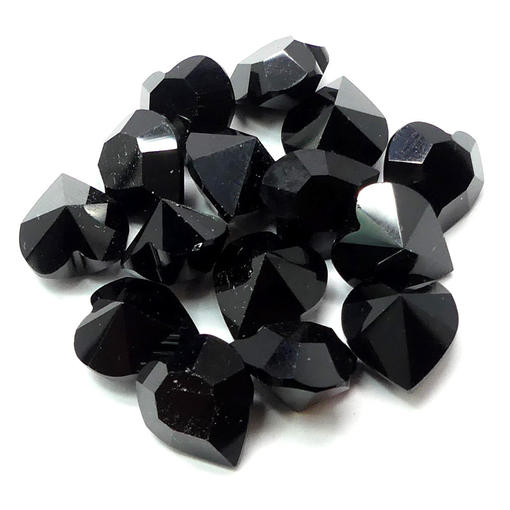 Coeur 11 x 10 mm - Jet (1 pce)