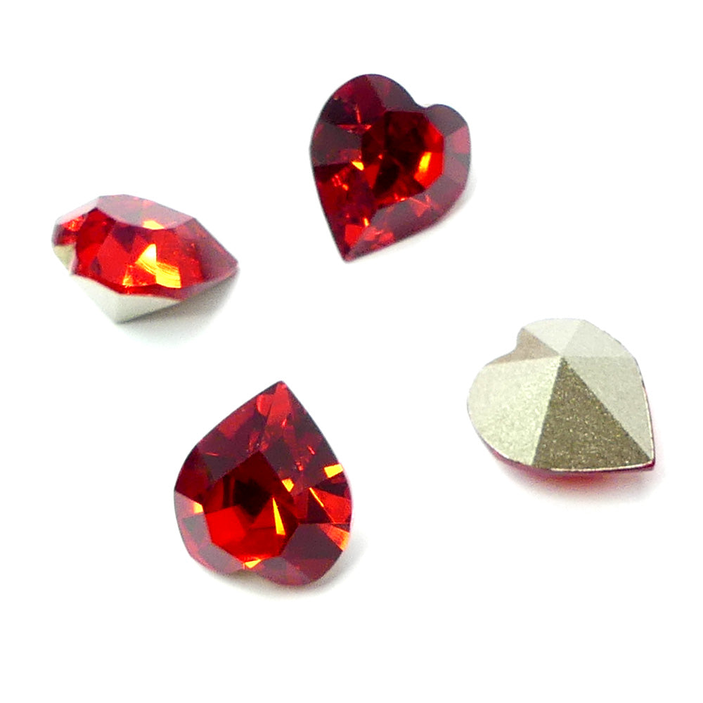 Coeur 11 x 10 mm - Améthyste clair (1 pce)