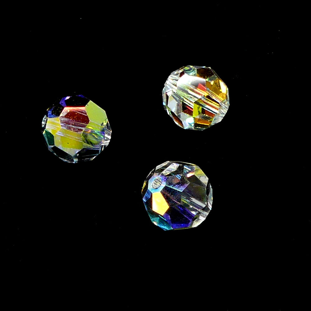  Ronde 10 - Crystal AB (2 pces)