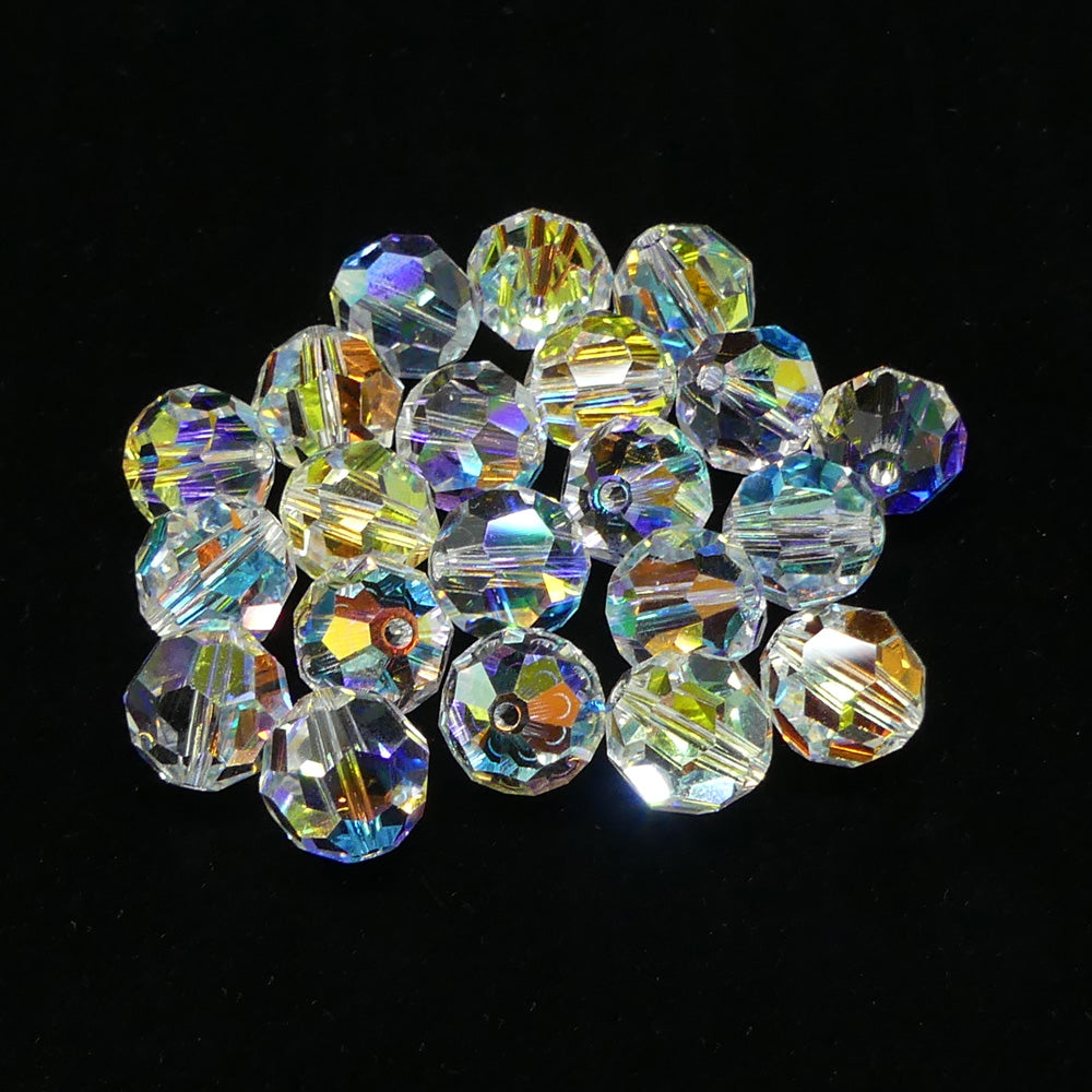  Ronde 10 - Crystal AB (2 pces)
